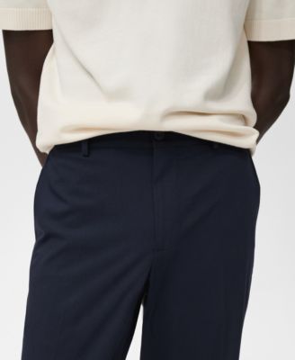 Men's Slim-Fit Suit Pants