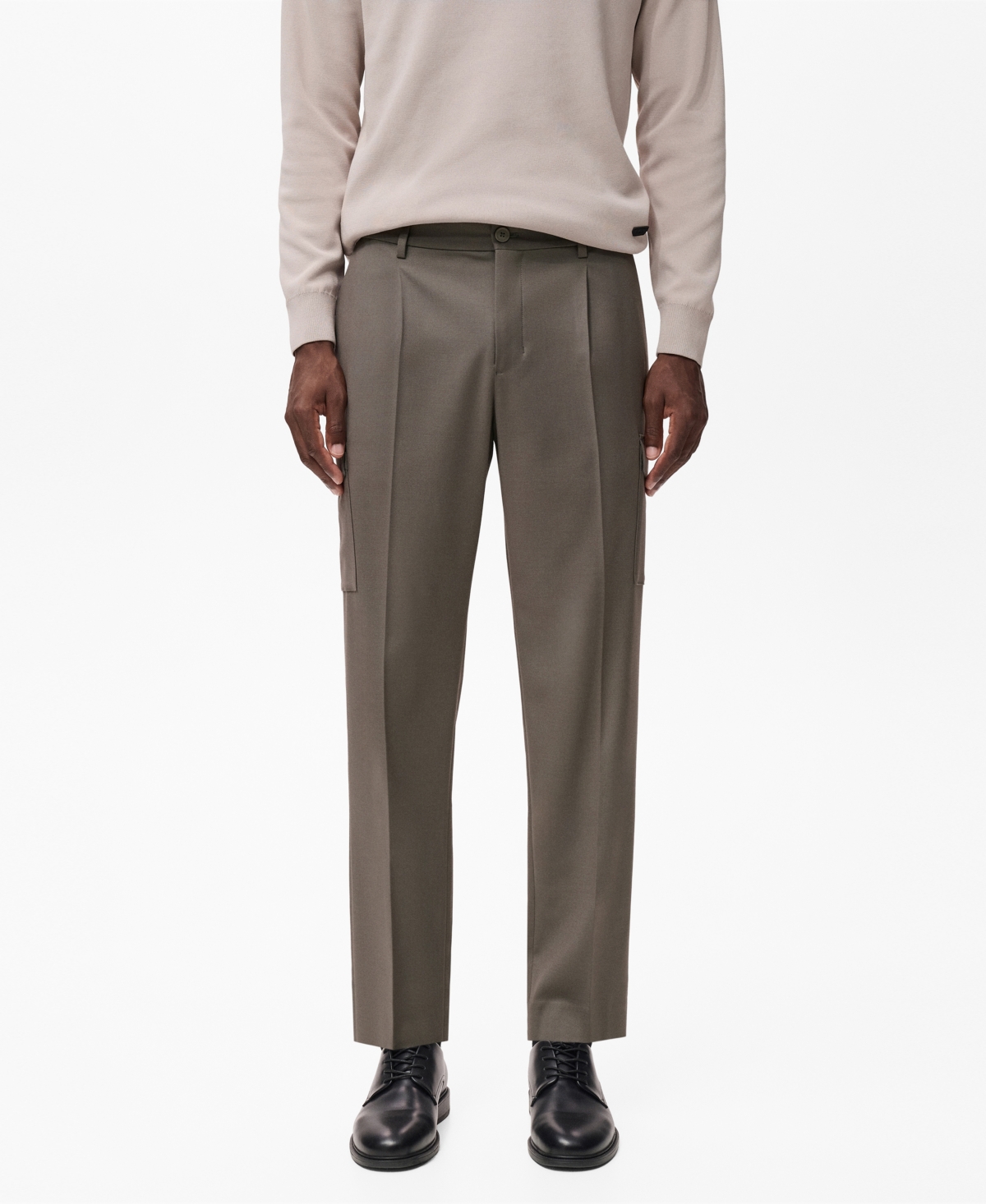 Mango Men's Slim Fit Thermolite Cargo Pants