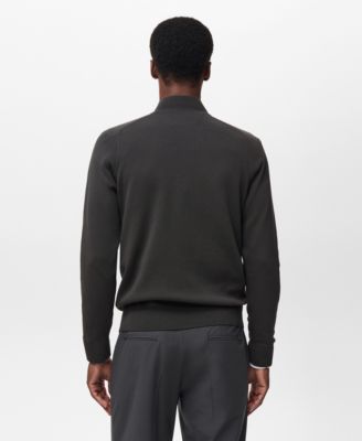 Men's Breathable Zip-Neck Sweater