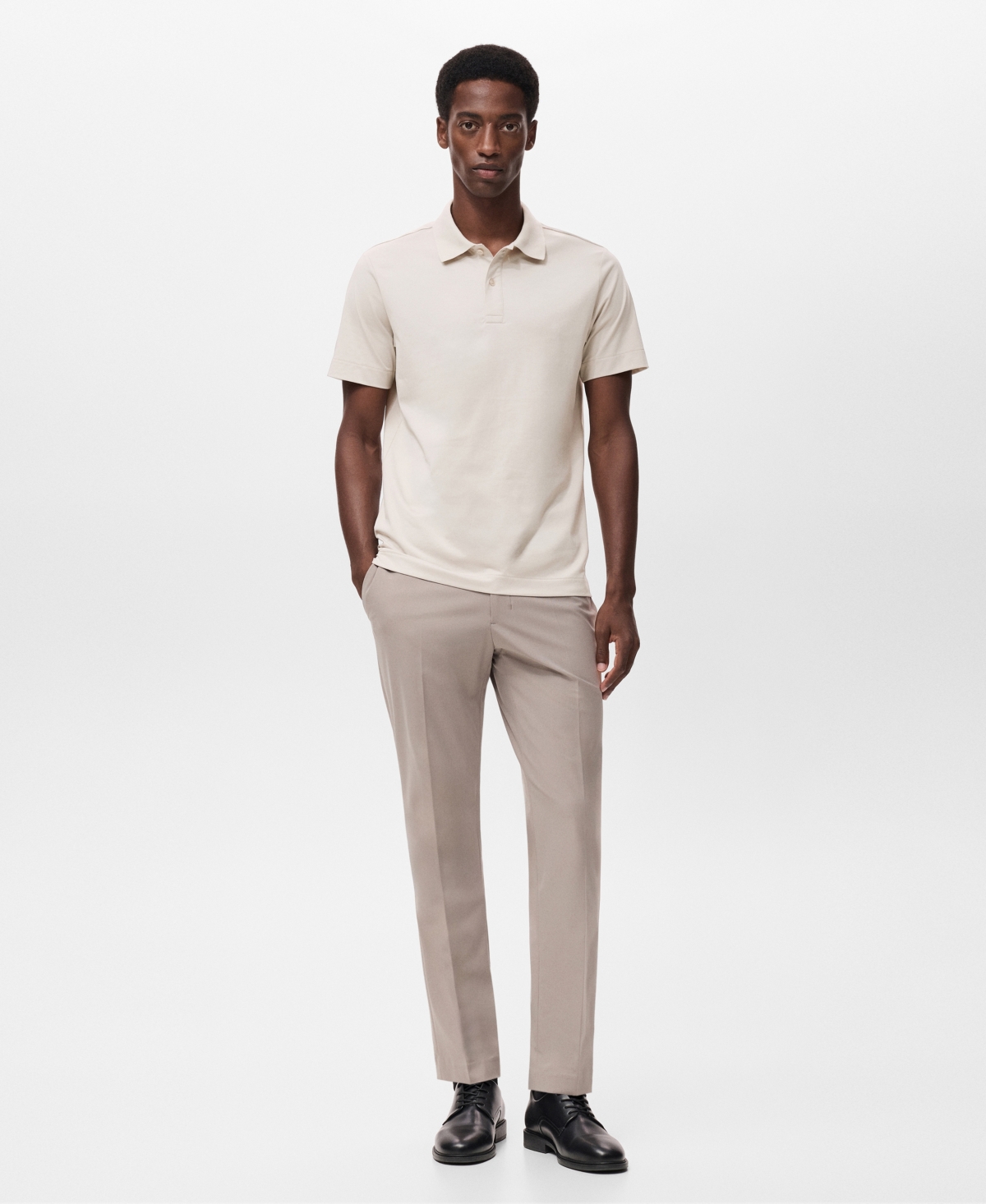 Mango Men's Slim-Fit Thermolite Polo Shirt