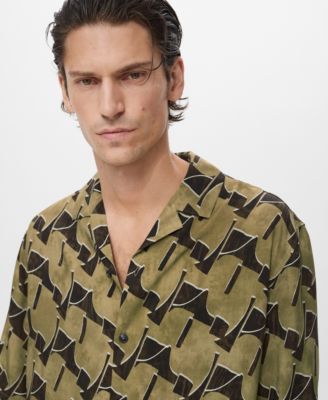 Men's Flowy Printed Shirt