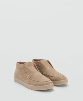 MANGO - Men's Suede Leather Ankle Boots