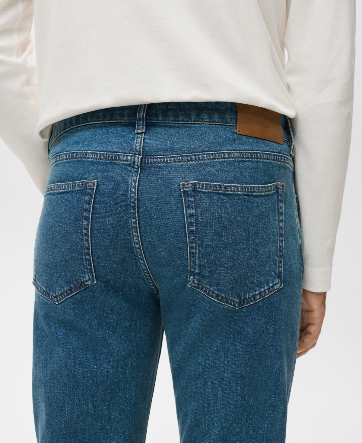 Mango Men's Slim Fit Ultra Soft Touch Patrick Jeans