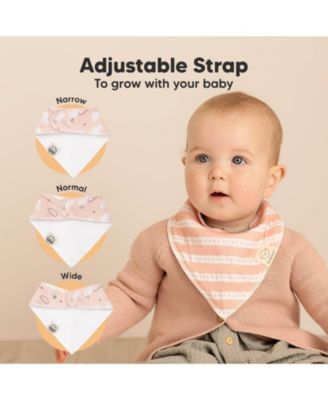 8pk Baby Bandana Bibs, Baby Drool Bibs for Baby Girl, Boy, Baby Bibs for Infant, Newborn