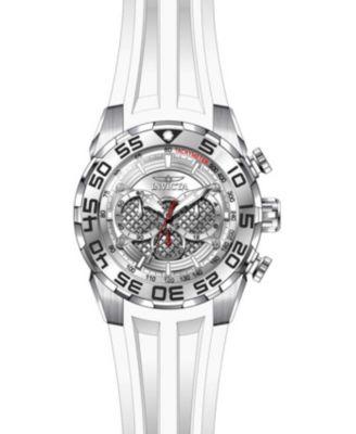 Men's 26299 Speedway Quartz Multifunction Silver Dial Watch