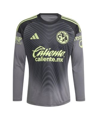 Men's Gray Club America 2025/26 Long Sleeve Goalkeeper Jersey
