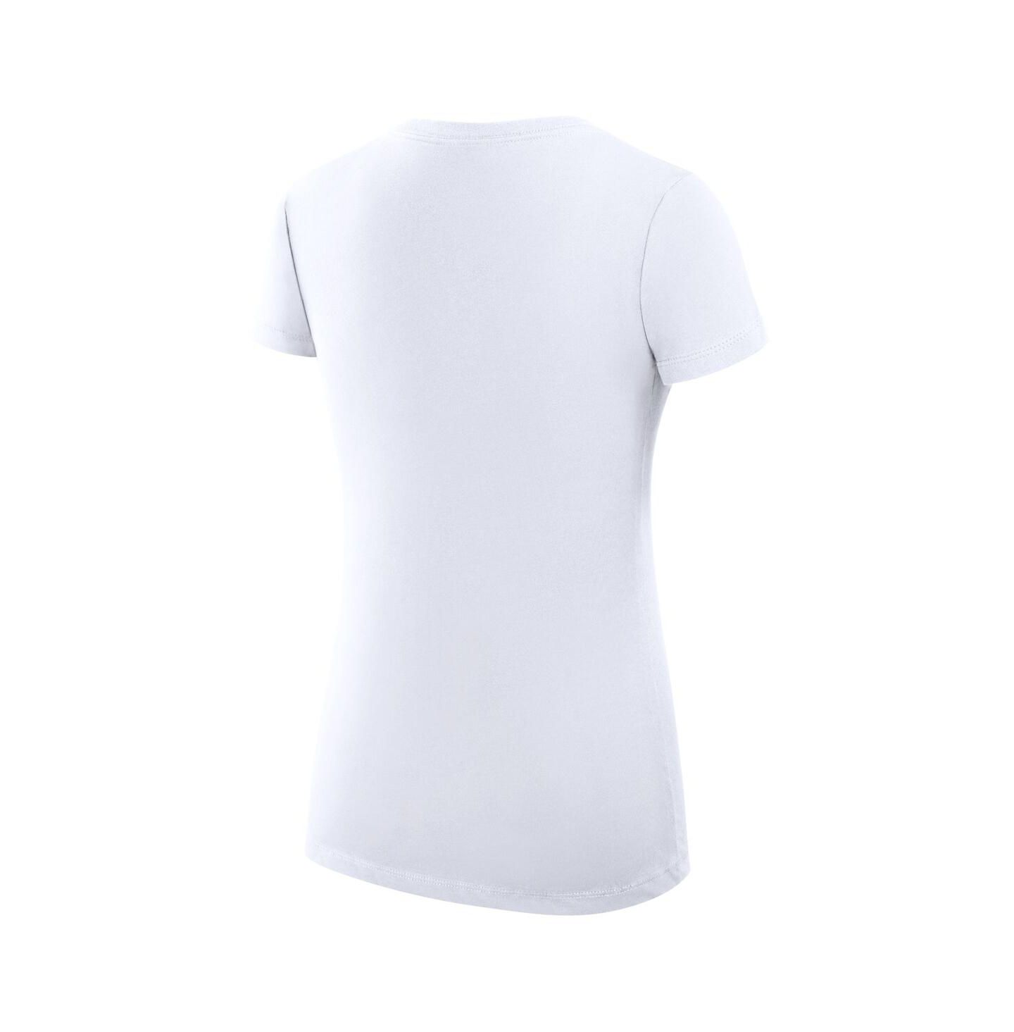 Женская футболка G-III 4Her by Carl Banks White Philadelphia Phillies Super-Slim Fit Lightweight Dot Print V-Neck — фото 3