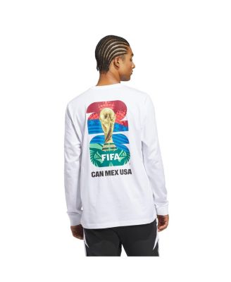 Men's White 2026 FIFA World Cup Graphic Long Sleeve T-Shirt