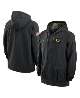 Nike Men's Black Oregon Ducks 2025 NCAA Military Appreciation Full