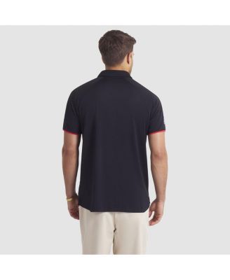 Men's Black Chicago Blackhawks Authentic Pro Rink Raglan Polo Shirt