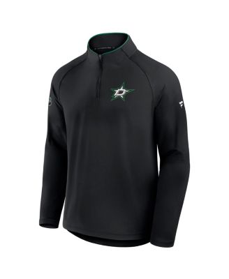 Men's Black Dallas Stars Authentic Pro Rink Training Quarter-Zip Pullover Sweatshirt