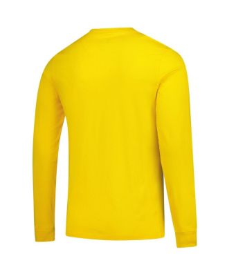 Men's Gold Indiana Pacers Authentic Long Sleeve Practice T-Shirt