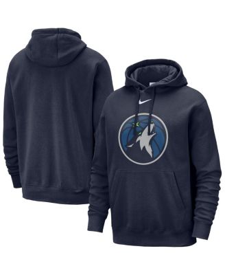 Nike - Men's Navy Minnesota Timberwolves Essential Logo Club Pullover Hoodie