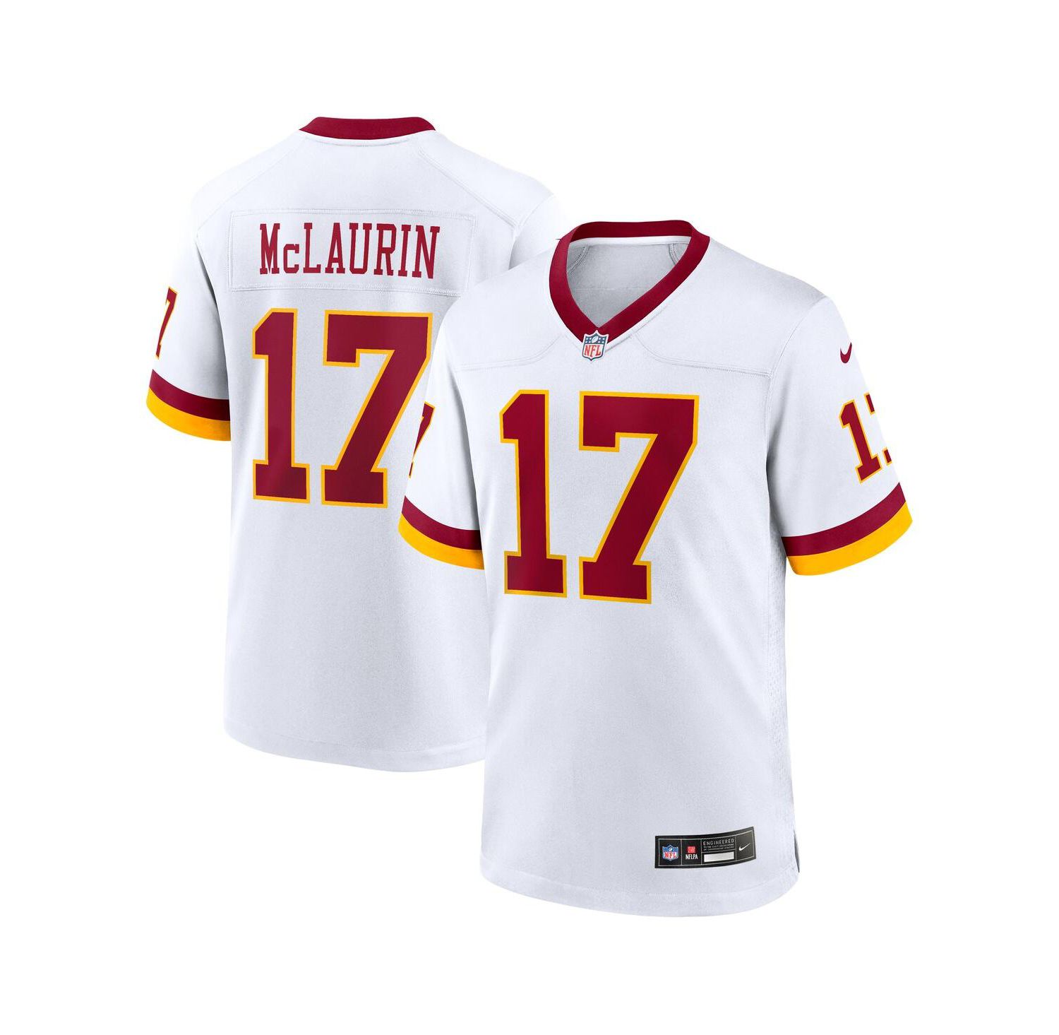 Men's Terry McLaurin White Washington Commanders Game Super Bowl Era Jersey