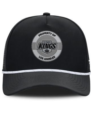 Men's Black Los Angeles Kings Authentic Pro Rink Adjustable Hat