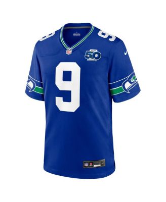 Men's Kenneth Walker III Royal Seattle Seahawks Alternate 50th Season Game Jersey