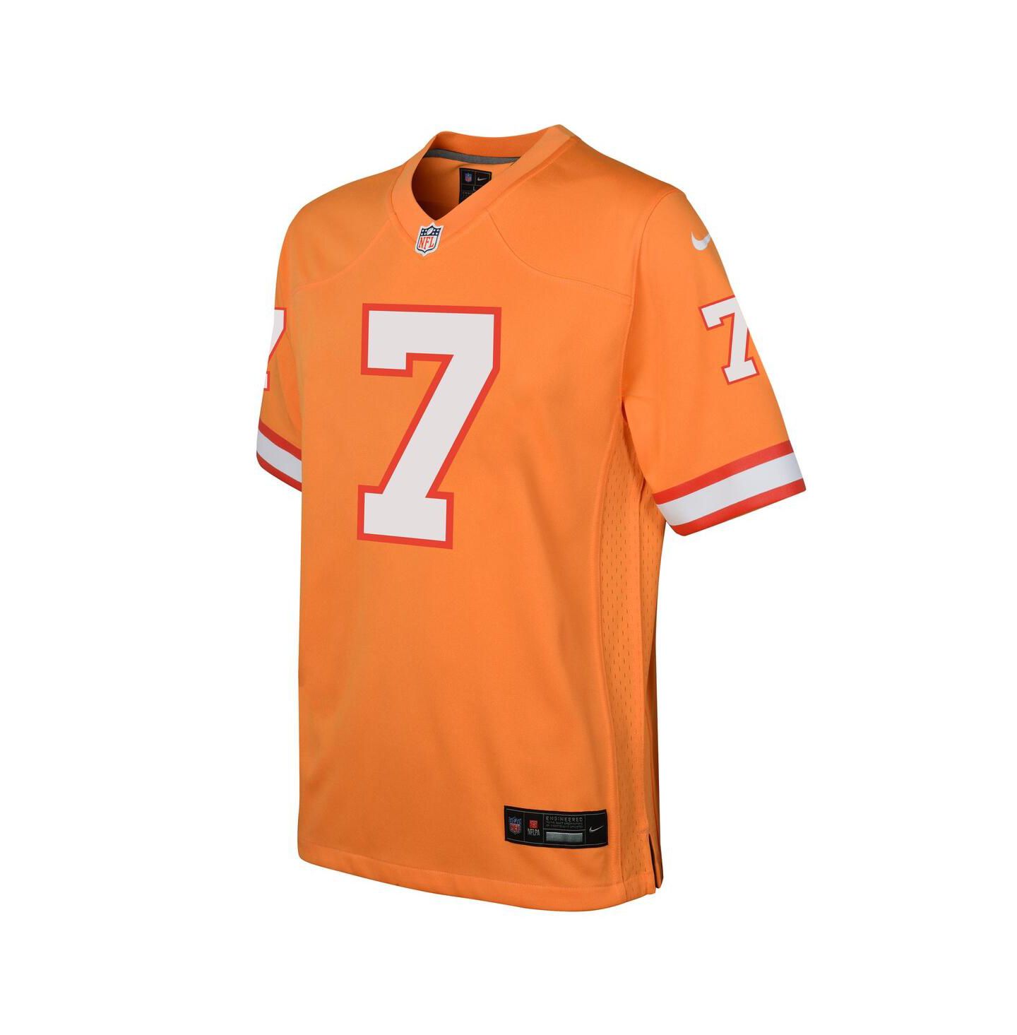 Детский топ Nike Bucky Irving Orange Tampa Bay Buccaneers Alternate Game Jersey — фото 2