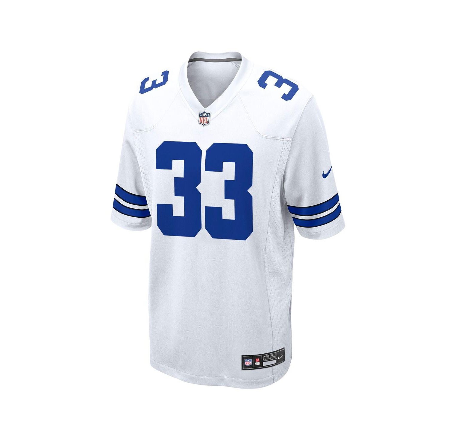 Men's Javonte Williams White Dallas Cowboys Game Jersey