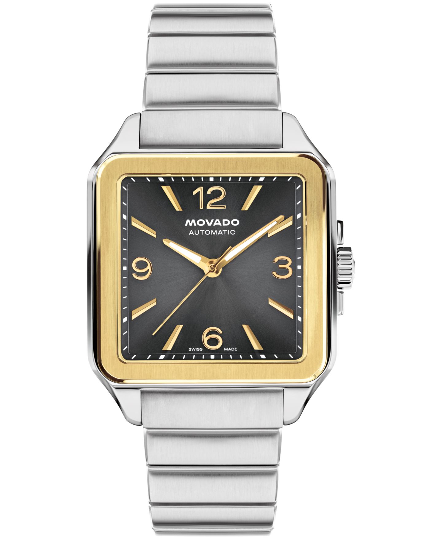 Мужские часы Movado 1917 Swiss Automatic Stainless Steel Watch, 35x5.2mm — фото 1