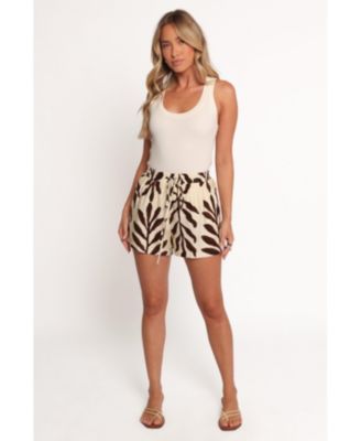 Women's July Shorts - Brown Palm