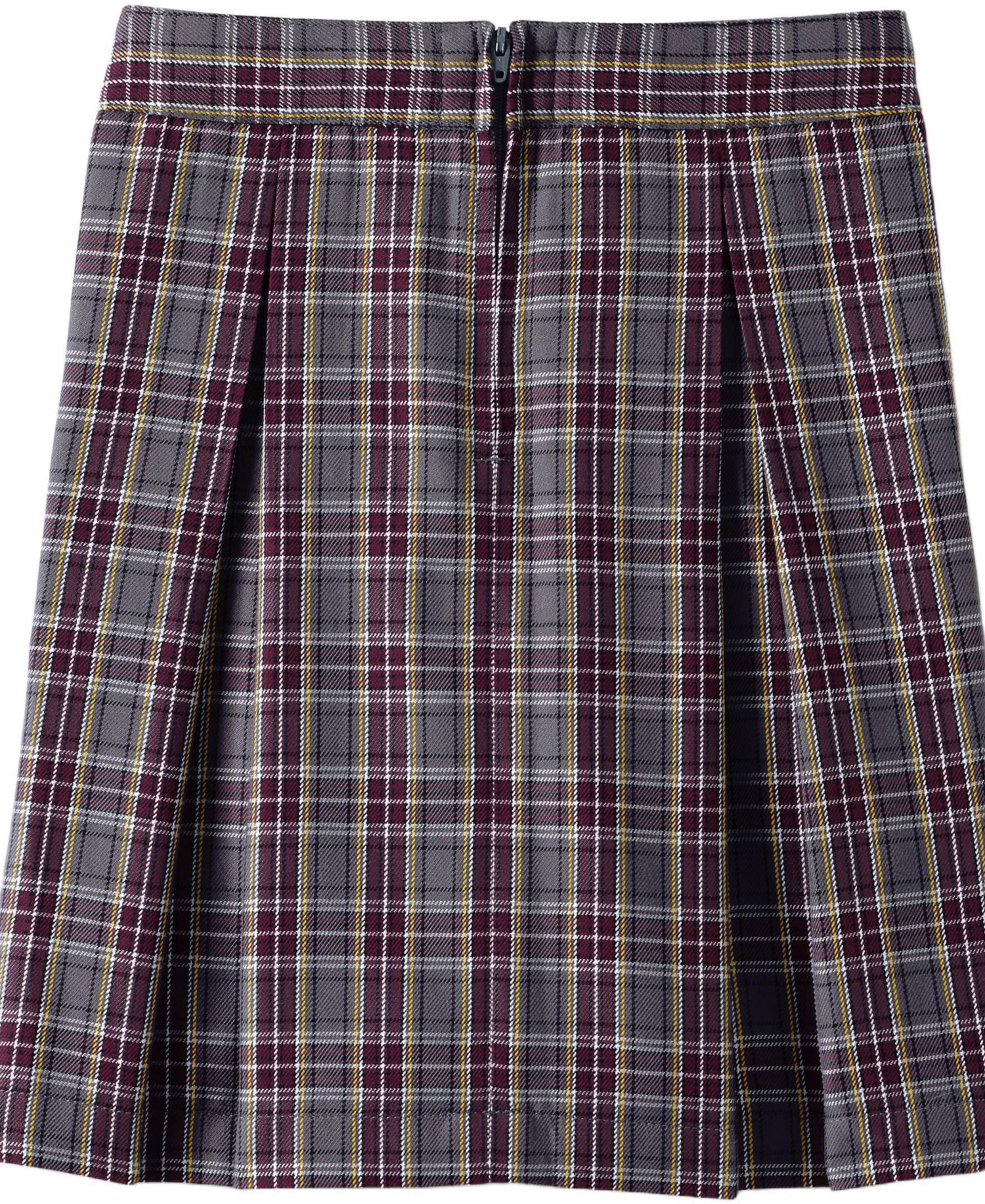 Big Girls Top of Knee Plaid Skort