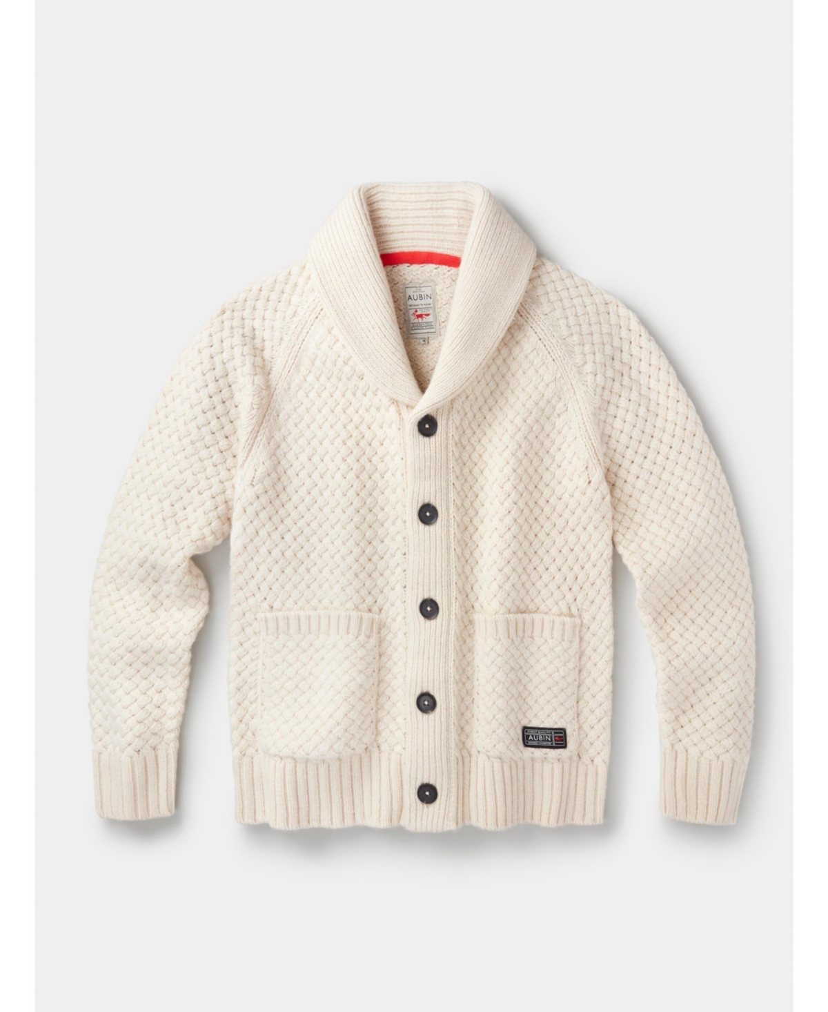 Aubin Men's Frampton Shawl Cardigan Sweater