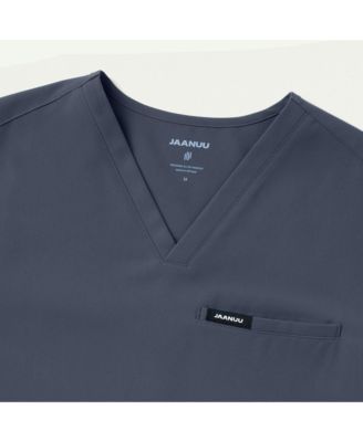 Big & Tall Plus-Size Platt 3-Pocket Classic V-Neck Scrub Top