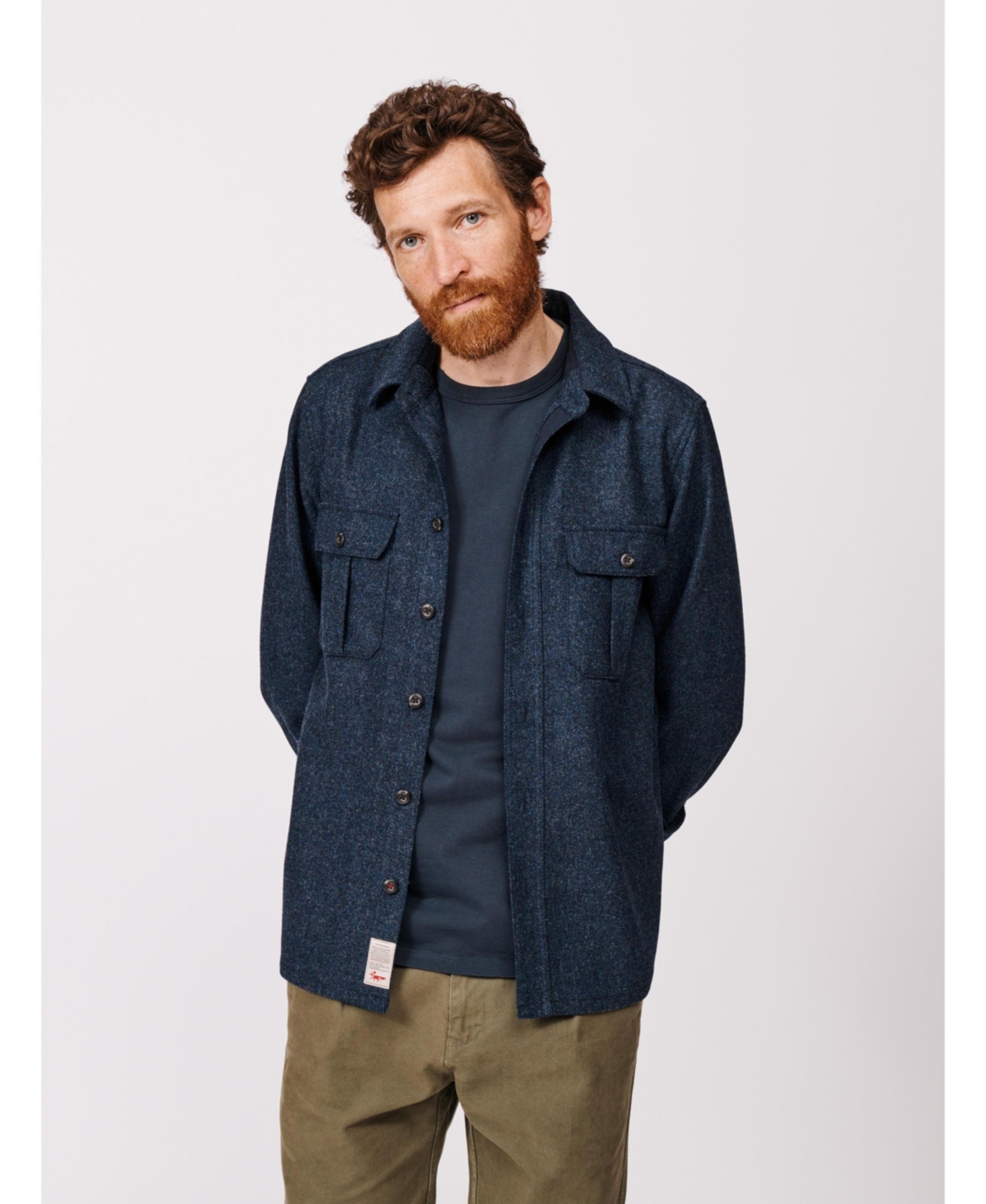 Aubin Men's Ravendale Wool Shirt