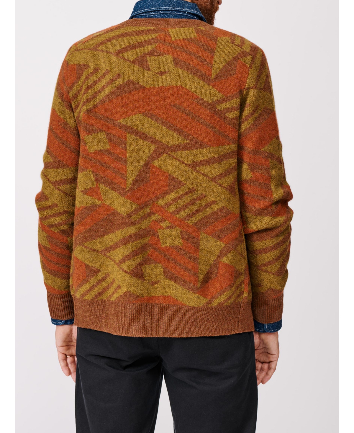 Aubin Men's Blake Wool Cardigan