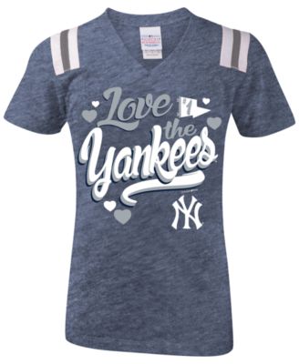 T-shirt Femme New York Yankees 5th & Ocean Avec Paillettes – Manches Courtes, Coton, Neuf Avec étiquette