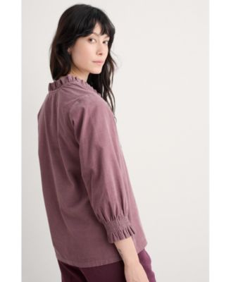 Women's Feather Star Cord Top