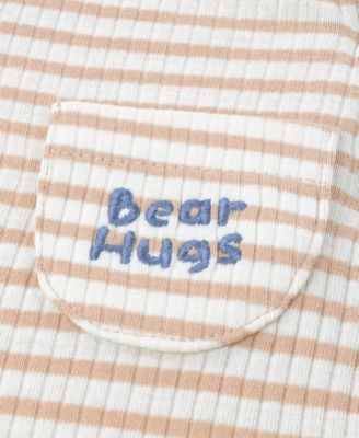 Baby Boys' Bear Hugs Jacket, Bodysuit and Pants, 3-Piece Set