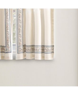 Richmark 1.5" Rod Pocket Tailored Tier for Windows 70" x 24" Natural