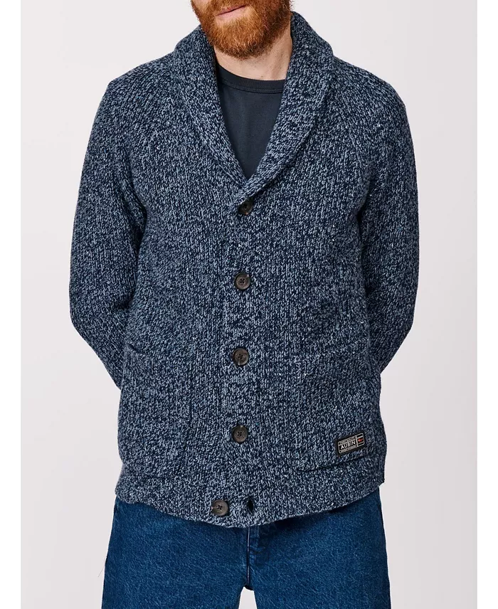 Men's Studham Shawl Collar Cardigan - thumbnail 8