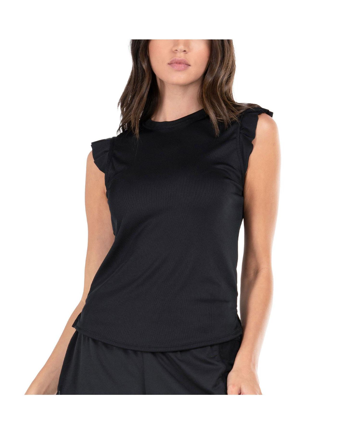 Women's Bring It on Ribbed Tennis Tank Top