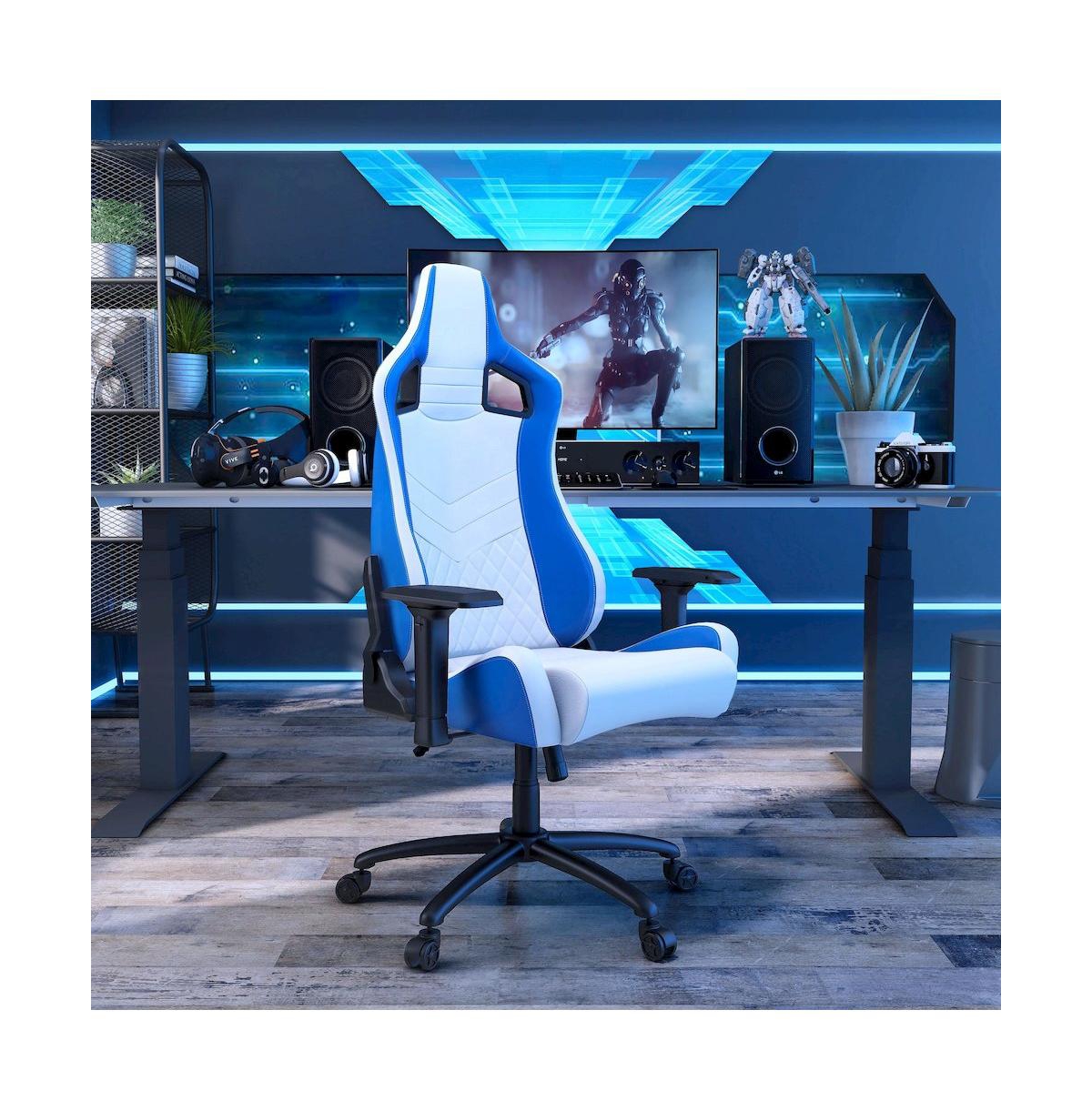 Enitial Star Singe Faux Leather Adjustable Gaming Chair