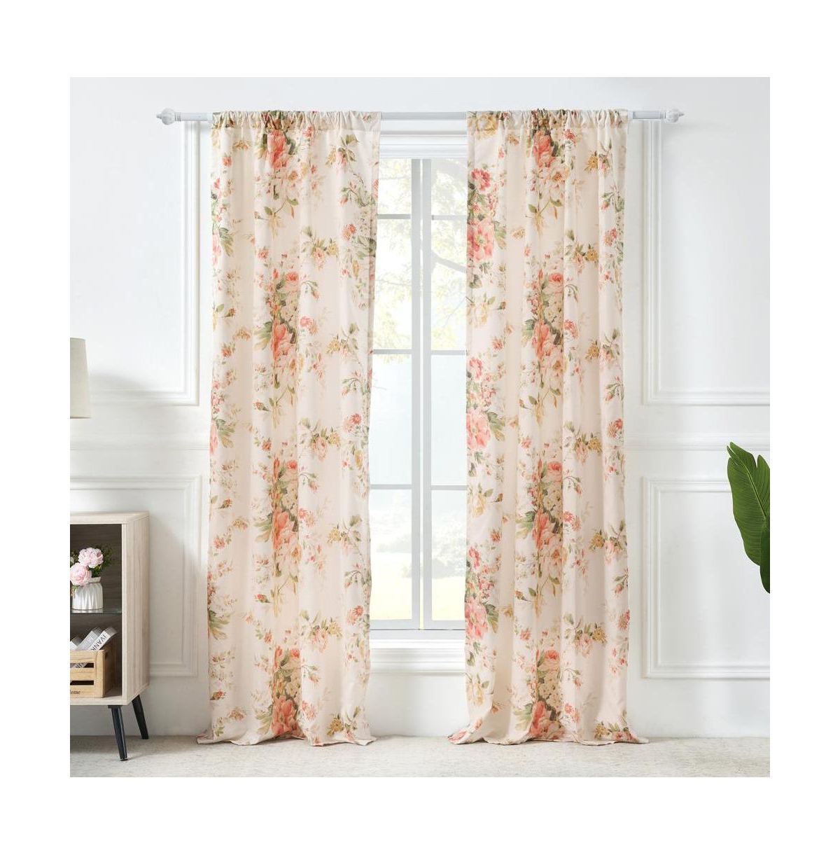 Greenland Home Fashions Grace Embrace Beauty Luxurious Modern Window Treatment Panel Pair Window Each Panel 42"x84" Buttercup
