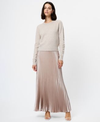 Women's Pleated Midi Skirt