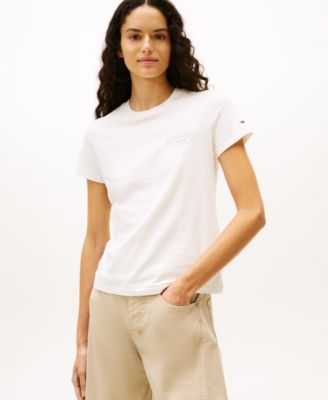 Tommy Jeans - Women's Dollar Stack Logo Short-Sleeve T-Shirt