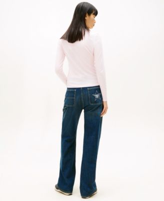 Women's Long-Sleeve Script Logo T-Shirt