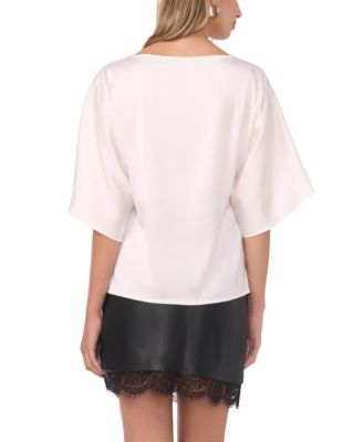 Women's Boat Neck Dolman Sleeve Top