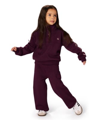 Girls' Toddler 2T-4T Long-Sleeve Sweatshirt and Pants, 2-Piece Set
