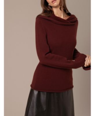 Women's Collared Slouch Sweater