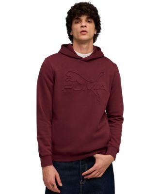Men's Embossed Logo Hoodie Sweatshirt