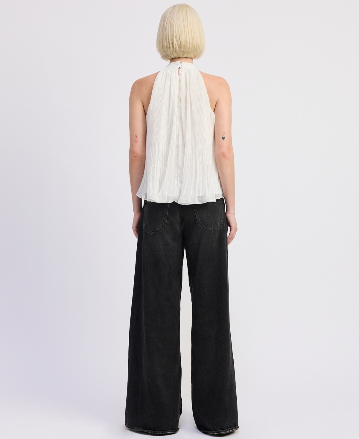 En Saison Women's Camille Sleeveless Swing Top