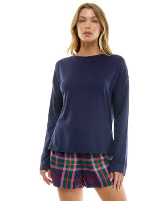 Women's Long-Sleeve Drop Shoulder Top