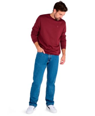 Men's Silicone Badge Crewneck Sweatshirt