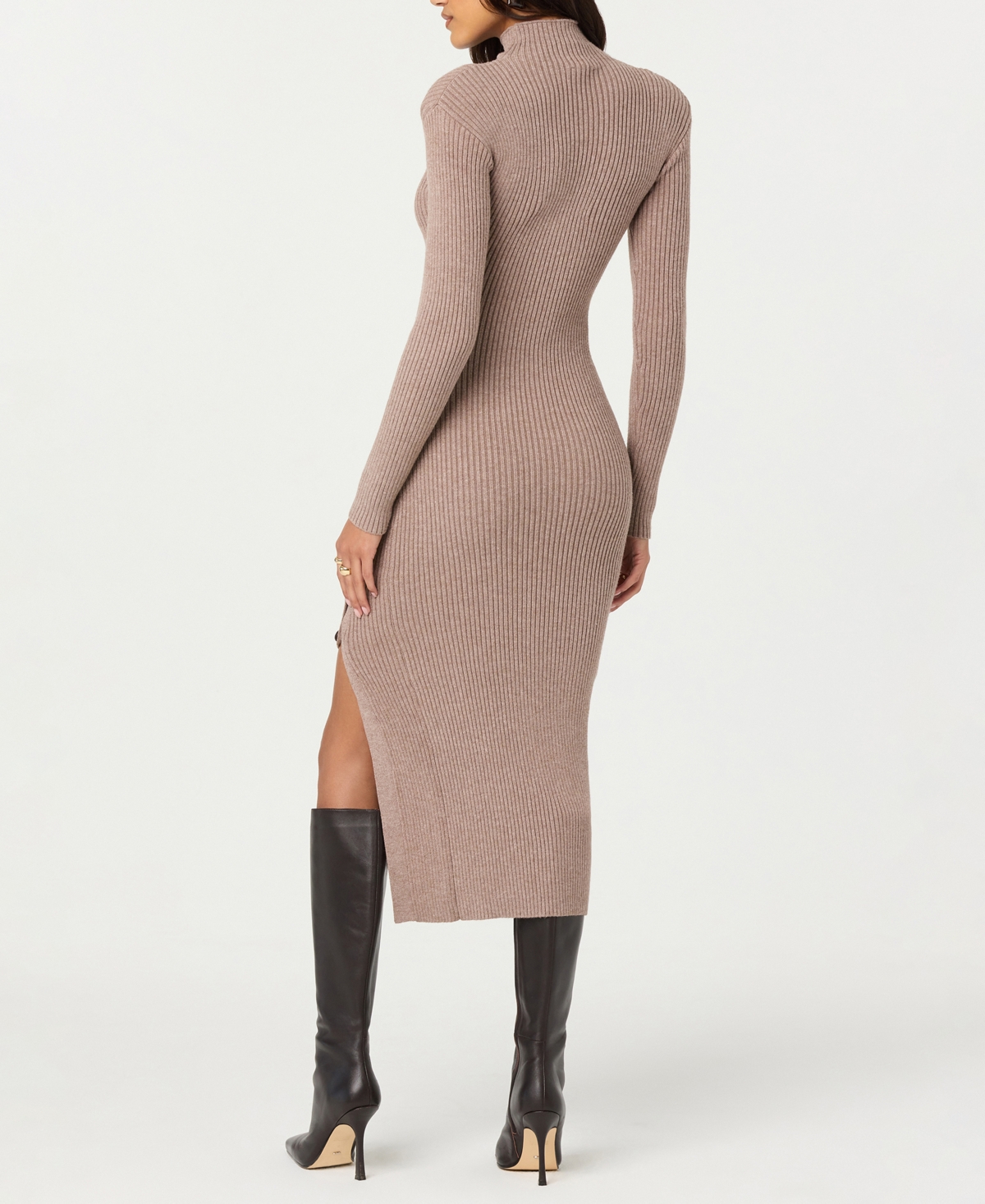 Astr the Label Women's Soryn Turtle Neck Sweater Dress