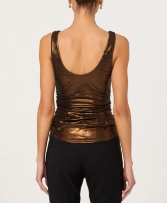 Women's Leanne Cowl Neck Sleeveless Top