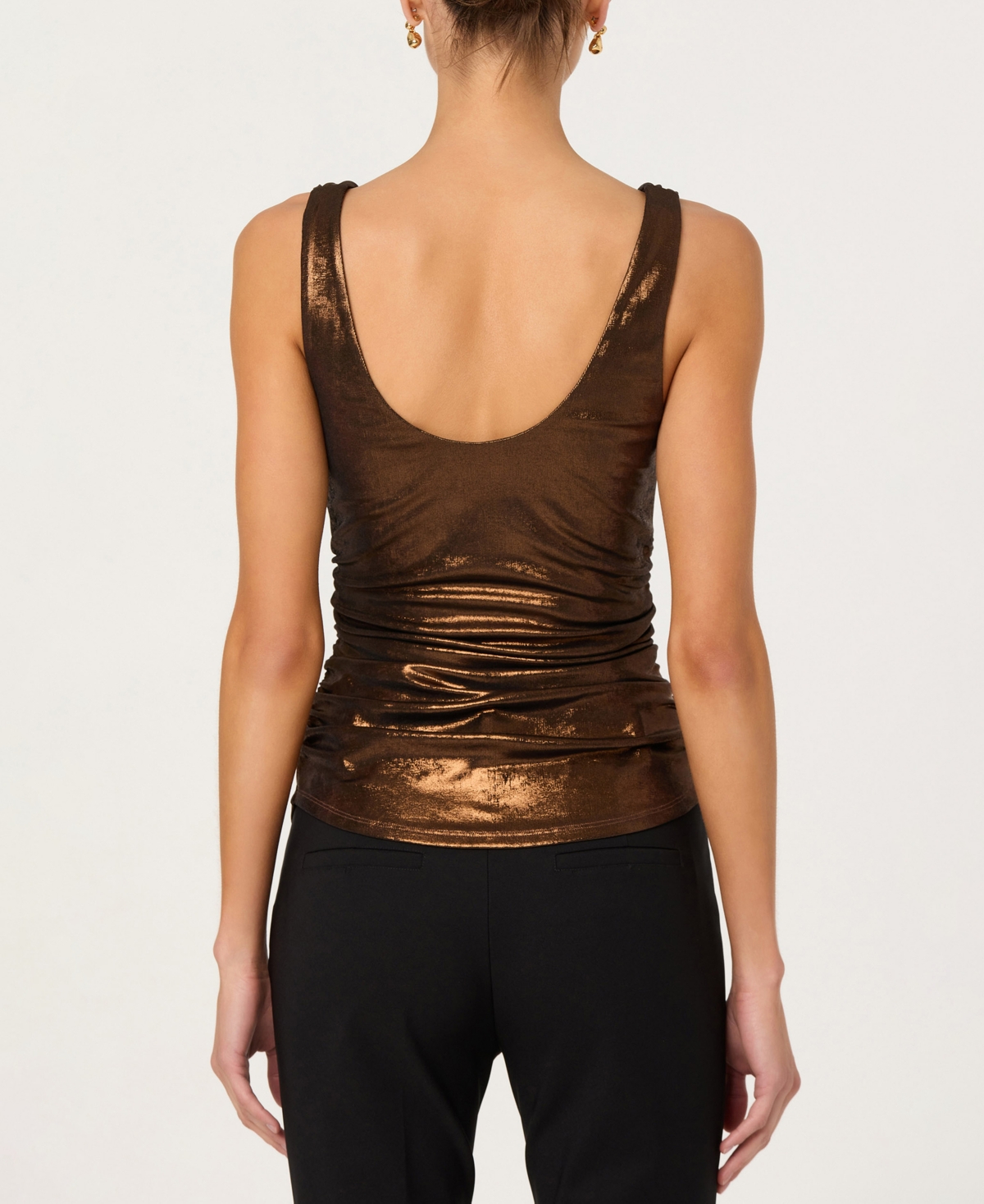 Astr the Label Women's Leanne Cowl Neck Sleeveless Top